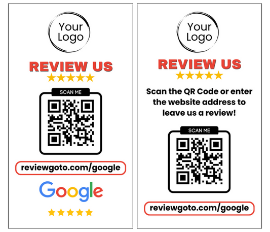 Review Cards - Minimal Style #1 - Google - Business Card